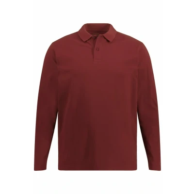 Abbildung von JP1880 Langarm Langarmshirt, Herren, Größe: Large, Dunkel kirschrot