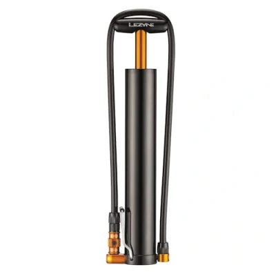Abbildung von LEZYNE Minipumpe Micro Floor Drive XL schwarz gänzend 35PSI Luftpumpe, One Size