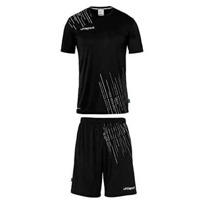 Abbildung von uhlsport Score 26 Fußball Trikot Set Trikotsatz Komplettes bestehend aus Trainings T Shirt und kurze Hose 10 Varianten verfügbar für Erwachsene Kinder