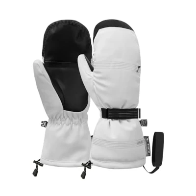 Abbildung von Reusch Cozy R TEX® XT Mitten extra warme, wasserdichte, Winddichte und atmungsaktive Fäustlinge Fausthandschuhe Winterhandschuhe Schneehandschuhe Skihandschuhe für Damen, 8.5