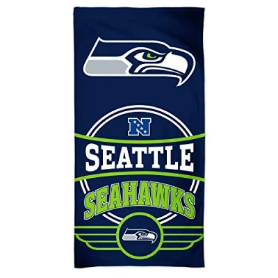 Abbildung von Wincraft NFL Badetuch Seattle Seahawks Logo Beach Towel Handtuch Strandtuch 150x75cm