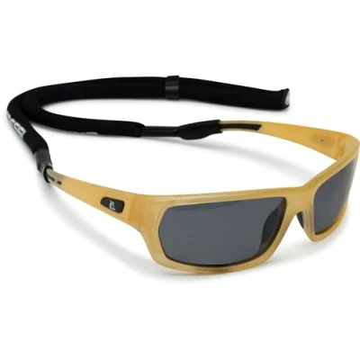 Abbildung von Cressi Unisex Bill W/Lace Sunglasses, Bakelit/Verspiegelte Gläser Schwarz, Standard