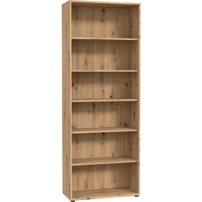 Abbildung von FORTE TEMPRA 2 Regal mit 5 Einlegeböden, Holzwerkstoff, Artisan Eiche Dekor, (B x H T) 73,7 197,5 34,8 cm