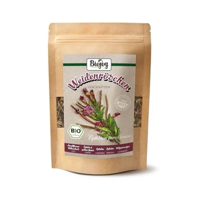 Abbildung von Biojoy BIO Weidenröschen Tee, kleinblütig (100 g), getrocknet und geschnitten, Weidenröschenkraut (Epilobium parviflorum)