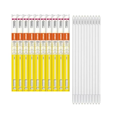 Abbildung von OSRAM LED TUBE T5 HF HE14 549 mm, lineare Röhre, 7W, 900lm, 3000K, warmweißes Licht, Ersatz für herkömmliche Leuchtstoffröhren mit G5 Sockel, lange Lebensdauer, energiesparend,10 Pack