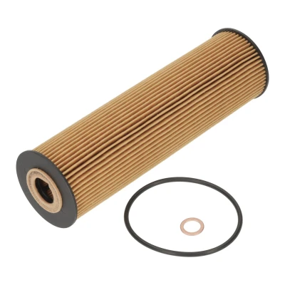 Abbildung von FEBI BILSTEIN 195103 Ölfilter mit Dichtring Filtereinsatz MERCEDES BENZ: SL Convertible, S Class Saloon