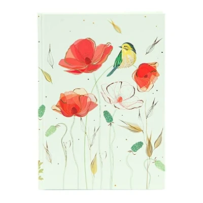 Abbildung von goldbuch Notizbuch DIN A5 Tender Flowers im Turnowsky Design, Kladde mit 200 Seiten, Papier 100g/m² blanko, Kunstdruckpapier Einband Goldprägung und Lesezeichen, ca. 15 x 22 cm
