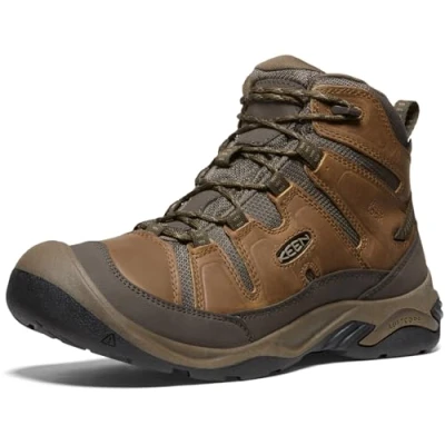 Abbildung von KEEN Herren Circadia Mid Waterproof Wanderstiefel, Bison/Brindle, 42 EU