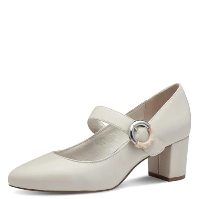 Abbildung von MARCO TOZZI Damen Pumps Spitz mit Schließe, Beige (Cream), 38 EU