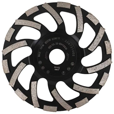 Abbildung von PRODIAMANT Diamant Schleiftopf 150 mm x 22,2 Turbo ST91 Diamantschleifscheibe Asphalt Estrich Profiqualität
