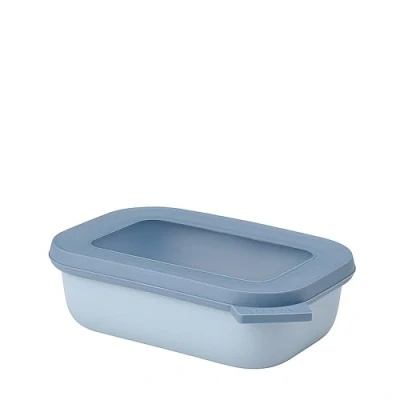 Abbildung von Mepal Multi Bowl Cirqula Rectangular Vorratsdose mit Deckel Geeignet als Luftdichte Aufbewahrungsbox für den Kühlschrank, Mikrowellengeschirr &amp; Frischhaltedosen 500 ml Nordic Blue