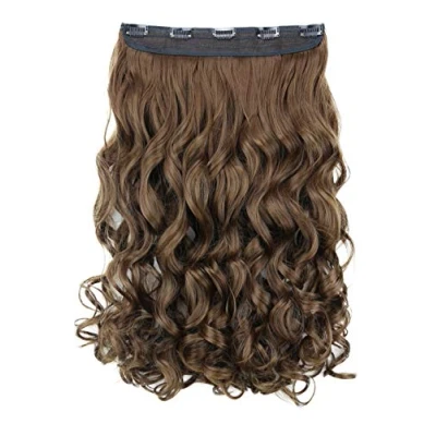 Abbildung von CAISHA 55cm 1 Teilig CLIP IN EXTENSIONS Sophia Haarteil Gewellt Braun C62