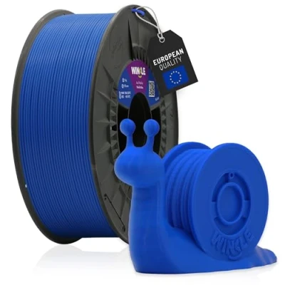 Abbildung von WINKLE PLA HD Filament, Pazifikblau, 3D Drucker 2,85 mm, 1 kg, blaues PLA, kompatibel mit allen Druckern, Maßgenauigkeit, Spule kg