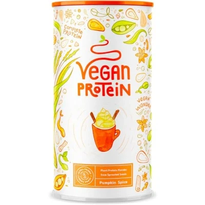 Abbildung von Veganes Proteinpulver Pumpkin Spice 600g Eiweißpulver Premiumqualität Protein Made in Germany Alpha Foods