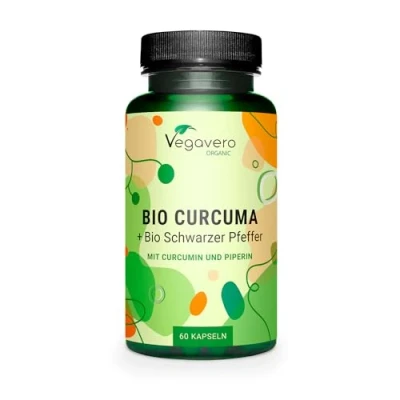 Abbildung von BIO Kurkuma Kapseln Einzigartig: Curcuma EXTRAKT kein Pulver 14.200 mg Äquivalent pro Kapsel 152 Curcumin Mit Piperin 60 Vegan Deutsche Produktion von Vegavero®