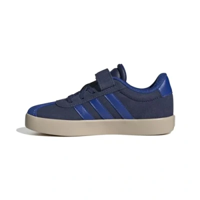 Abbildung von adidas VL Court 3.0 Hook and Loop Shoes Kids Schuhe, Dark Blue/Team royal Blue/Wonder beige, 32 EU