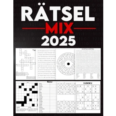 Abbildung von Rätselbuch Mix Erwachsene : Rätsel für und Jugendliche inklusive Wortsuchrätsel, Sudoku, Buchstabenrätsel u. v. m.