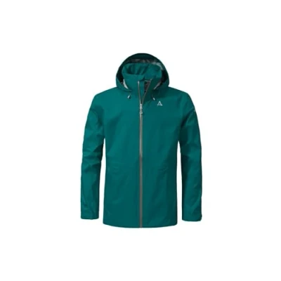 Abbildung von Schöffel Herren 2.5L Jacket Aiplspitz M, leichte Outdoor Jacke, wasserdicht &amp; atmungsaktiv, Regenjacke aus 2,5 Lagen Venturi mit 2 Wege Stretch und verstellbarer Kapuze, quartz, 52