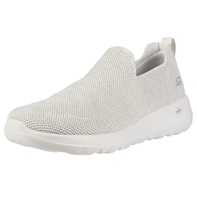 Abbildung von Skechers Herren Go Walk Max Athletic Air Mesh Slip on Walking Shoe Sneaker, Cremeweiß, 42 EU