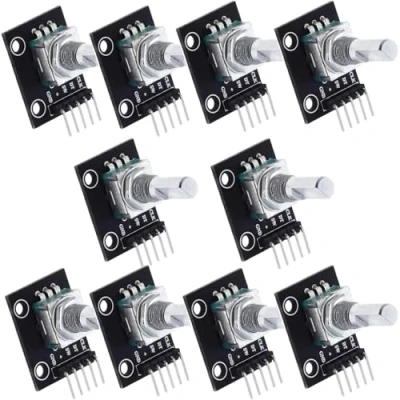 Abbildung von 10pcs KY 040 Drehwinkelgeber Drehgeber Rotary Encoder Modul 360 Grad Drehgeber,Encoder Code Schalter Digital Potentiometer