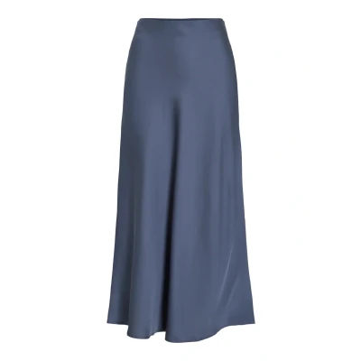 Abbildung von VILA Viellette Skirt Alinienrock, Damen, Größe: 34, Vintage indigo