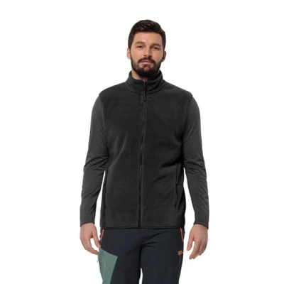Abbildung von Jack Wolfskin Waldsteig Weste, Herren, Größe: Small, Black