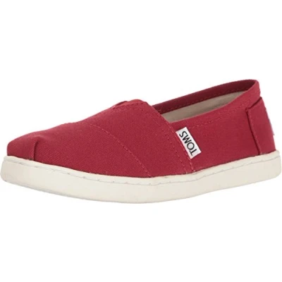 Abbildung von TOMS ALPARGATA Espadrille Canvas Unisex Kinder , ROT 32.5 EU