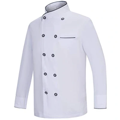 Abbildung von MISEMIYA UNIFORM KOCHJACKEN Herr Langer ÄRMEL Ref.842B Small, Weiß