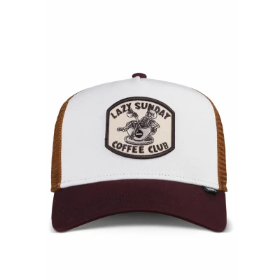 Abbildung von Djinn&#039;s Trucker HFT Coffee CLUB Cap, Größe: One Size, White brown