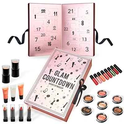 Abbildung von KreativeKraft Adventskalender 2024 Beauty Make Up Set für Damen und Teenager Mädchen (Rosa)