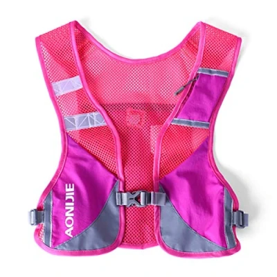 Abbildung von AONIJIE Ultraleicht Trinkrucksack Laufen Marathon Rucksack Getränketasche (Rose)