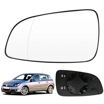 Abbildung von Spiegelglas Ersatz für Opel Astra H 2004 2008, Außenspiegel Glas Asphärisch, Verstellbar Geeignet, Umkehrlinse Rückfahrglas Spiegel (Astra Links)