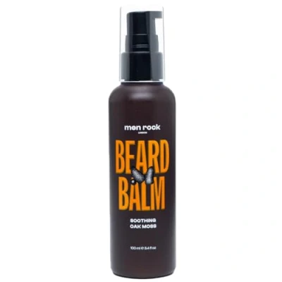 Abbildung von Men Rock Beruhigender Eichenmoos Bartbalsam Nicht fettender Bart Conditioner &amp; Weichmacher, 100ml…