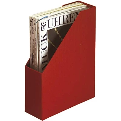 Abbildung von Rössler Papier 1318452360 S.O.H.O. Stehsammler für DIN A4, 8,5 x 26 31,5 cm, rot, 1 Stück