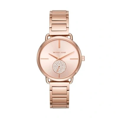 Abbildung von Michael Kors MK3640 Uhr Damenuhr Edelstahl 5 bar Analog Rose