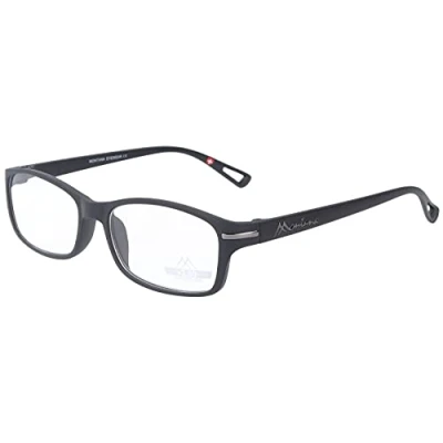Abbildung von Kunststoff Lesebrille MR76 von Montana Eyewear in Schwarz + 2,00 dpt