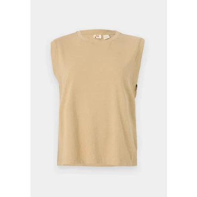 Abbildung von Levi&#039;s Women&#039;s Boxy Tank Sweatshirt, Safari, 32