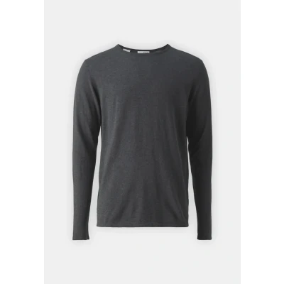 Abbildung von Selected Homme Slhrome LS CREW NECK B NOOS Strickpullover, Herren, Größe: Small, Antracit