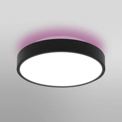 Abbildung von LEDVANCE ORBIS BACKLITE ROUND SMART+ WiFi Leuchte Ø 35cm, dimmbare LED für den Innenbereich, 28W, Farbtemperatur von 3000 6500K, 2400 Lumen, RGB Licht weißes und farbiges Licht, weiß