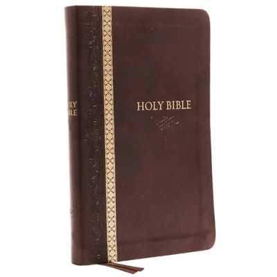 Abbildung von KJV Holy Bible: Thinline, Brown Leathersoft, Red Letter, Comfort Print (Thumb Indexed): King James Version: Bible, Version