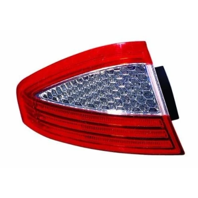 Abbildung von ABAKUS 431 1974L UE Rückleuchte links äusserer Teil PY21W, P21/5W ohne Lampenträger, Glühlampe FORD: MONDEO 4 Stufenheck