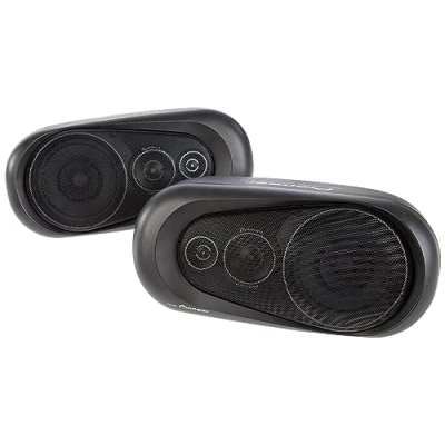 Abbildung von Pioneer TS X150 3 Weg Aufbaulautsprecher (60 W), Koaxiallautsprecher, Nominale Ausgangsleistung 20 W, 88 dB, 300 x 111 166 mm, 2 Lautsprecher, schwarz