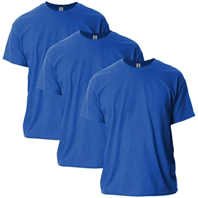 Abbildung von Gildan Uni Erwachsene Ultra Cotton, Style G2000, Multipack T Shirt, Royal (3er Pack), XL
