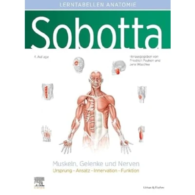 Abbildung von Sobotta Lerntabellen Anatomie Muskeln, Gelenke und Nerven: Ursprung Ansatz Innervation Funktion (VORKLINIK Lehrbuch Urban &amp; Fischer Verlag)