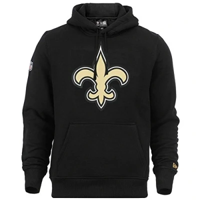 Abbildung von New Era NFL Orleans Saints Team Logo Hoodie Schwarz Größe XL, Farbe