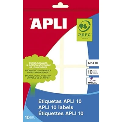 Abbildung von APLI Etiketten 40 x 75 mm weiß