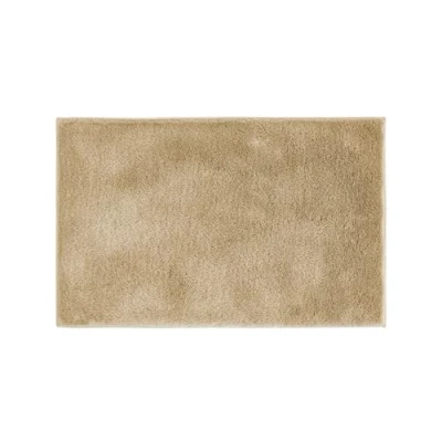 Abbildung von andiamo Badematte rutschfest Florida Badezimmerteppich weich und flauschig Badteppich waschbar Duschvorleger Badvorleger für Badezimmer 60 x 100 cm Taupe