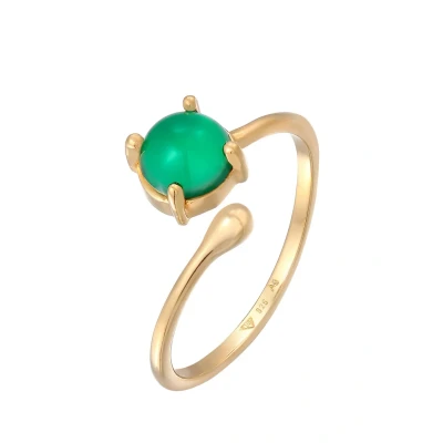 Abbildung von Elli Statement Ring goldcoloured, Damen, Größe: 54, Gold coloured