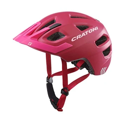 Abbildung von Cratoni Mädchen Maxster Pro Helm, Pink Rose, S/M (51 56 cm)