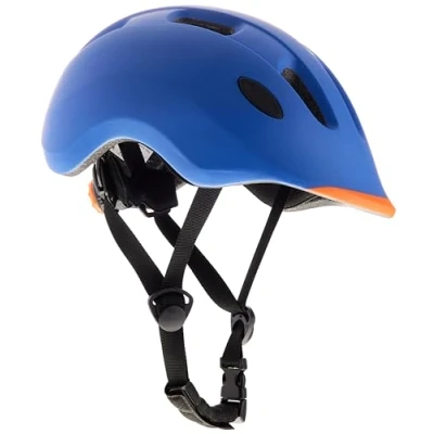 Abbildung von Nakamura Unisex Jugend Kimet Fahrradhelm, Blue Dark/Orange DAR, XS
